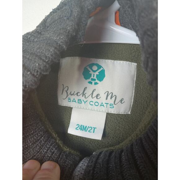 Buckle Me Baby Coat Orange Winter Jacket for Car Size 24M/2T - Picture 4 of 7